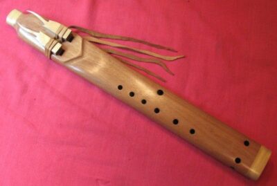 Key of A -- Drone Flute -- Double Wood